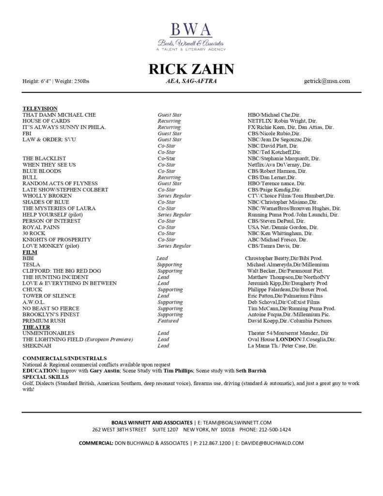 Rick Resume